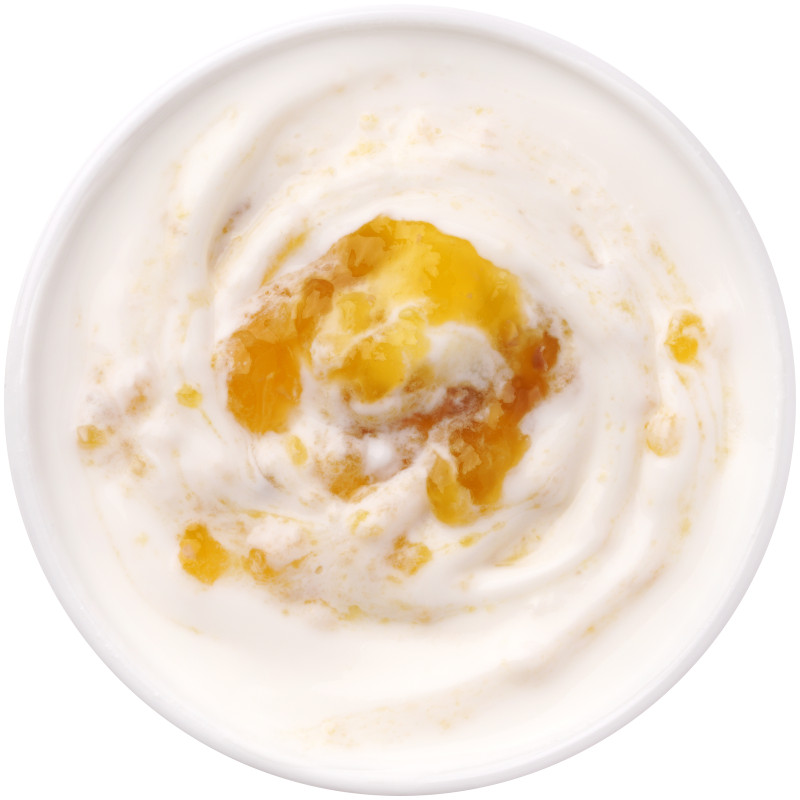 Йогурт греческий двухслойный с медом и грецкими орехами 3% Зелёная Линия, 190г — фото 2