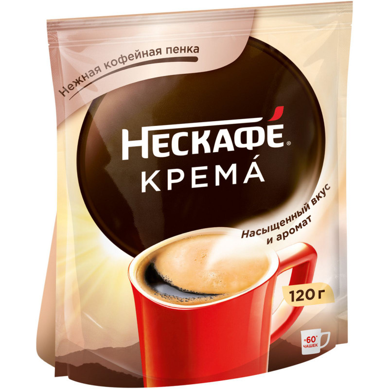 Кофе Nescafe Classic Crema натуральный растворимый порошковый,120г — фото 2