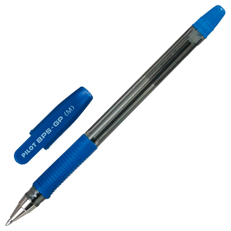 Ручка шариковая Pilot с жидкими чернилами синяя BPS-GP, 2шт — фото 1