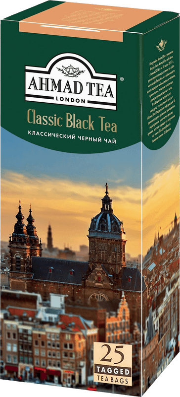Чай Ahmad Tea Классический чёрный в пакетиках, 25х2г — фото 11