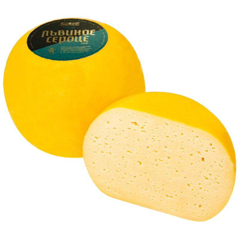 Сыр полутвёрдый Радость Вкуса Львиное сердце 45% — фото 1