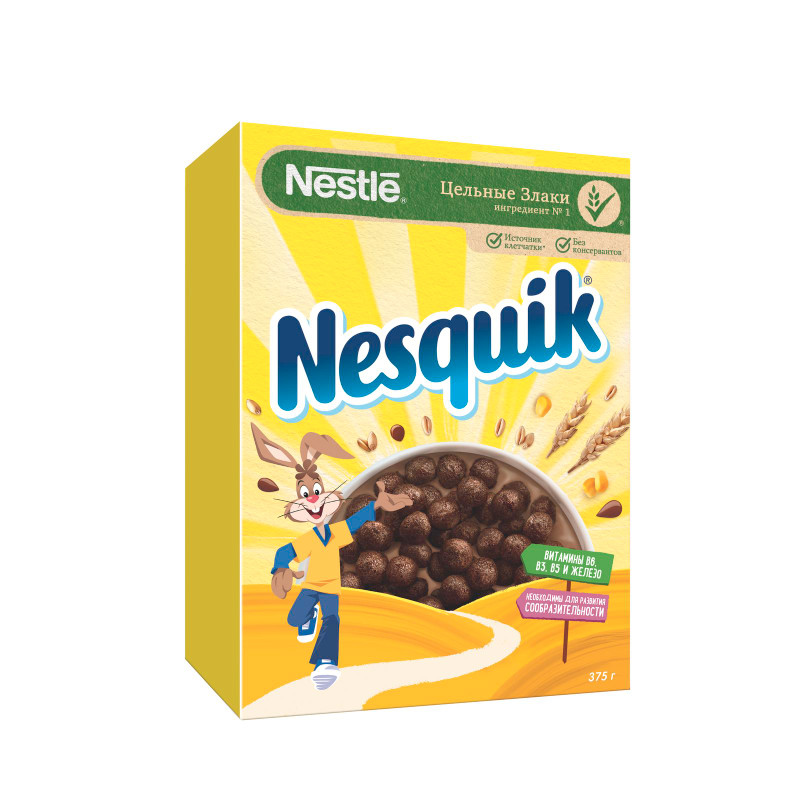 Завтрак готовый Nesquik шоколадный, 375г — фото 2