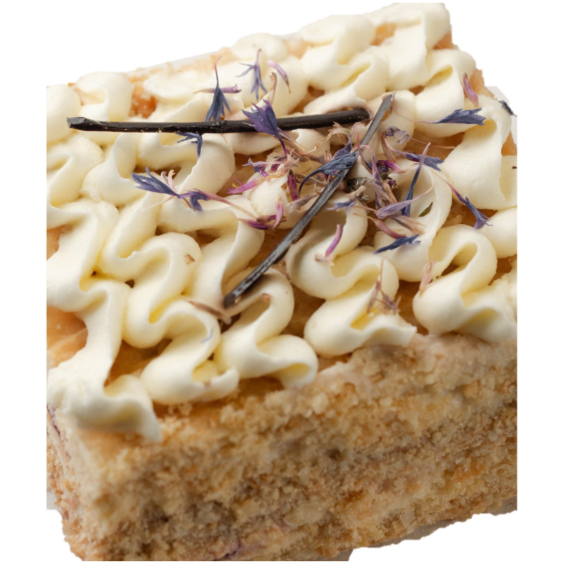 Торт Север-Метрополь Мильфей слоеннный с малиновым джемом, 320г — фото 2