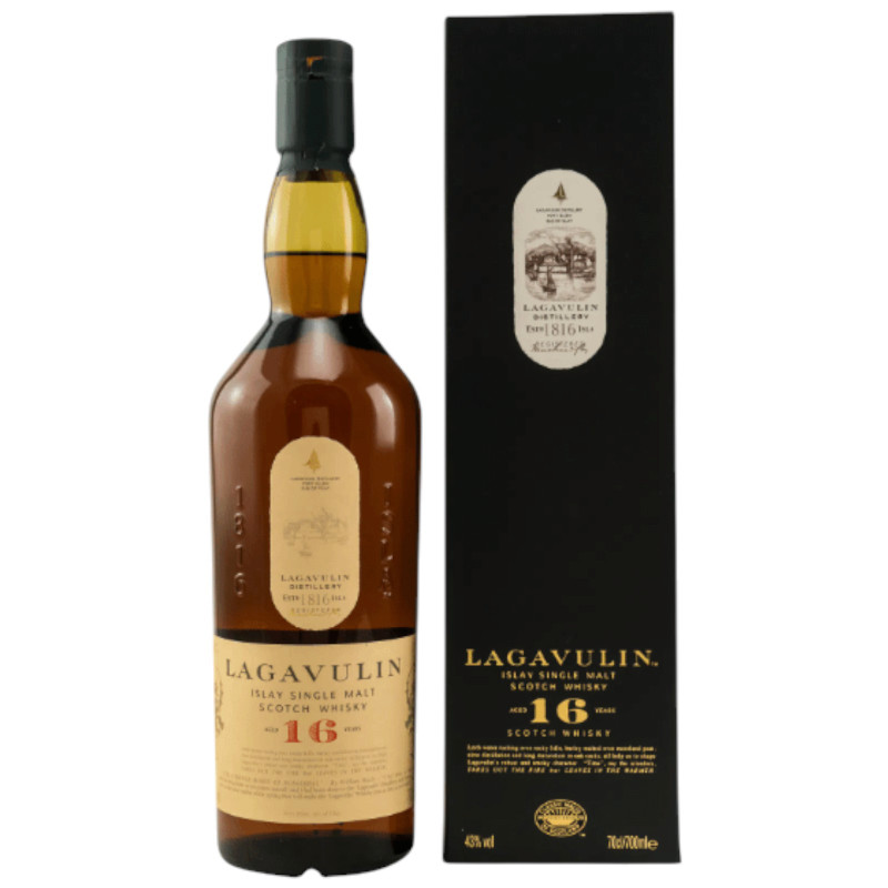 Виски Lagavulin шотландский односолодовый 16 лет 43%, 700мл