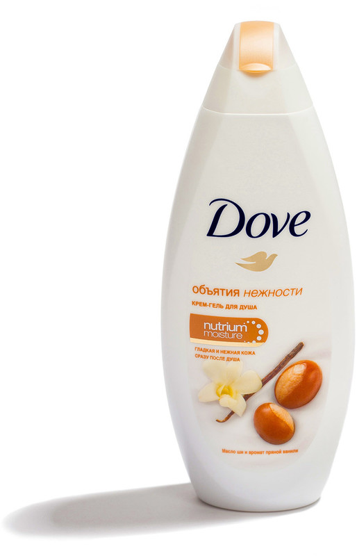 Крем-гель Dove для душа Объятия нежности Масло ши и пряная ваниль, 250мл — фото 4