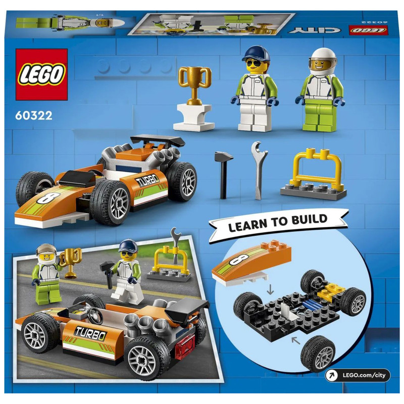Конструктор Lego City Great Vehicles Гоночный автомобиль 60322 — фото 2