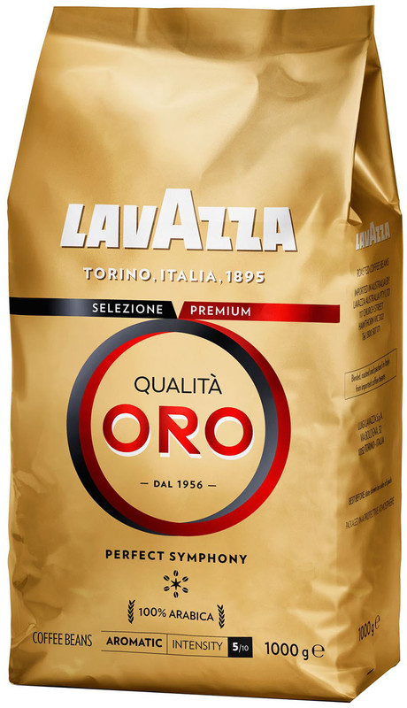 Кофе Lavazza Qualita Oro в зёрнах, 1кг