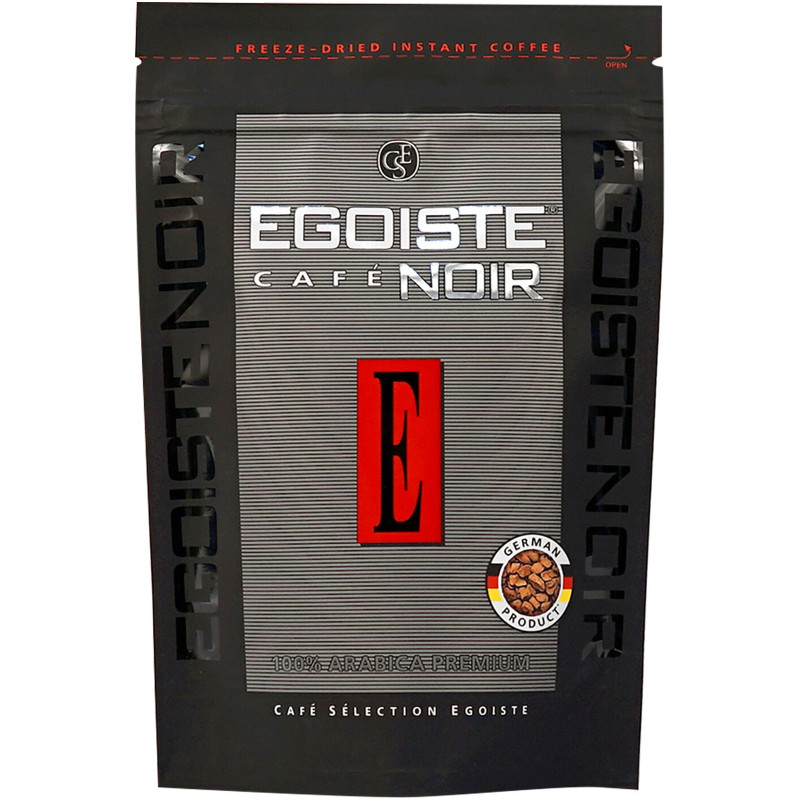 Кофе Egoiste Noir натуральный растворимый сублимированный, 70г