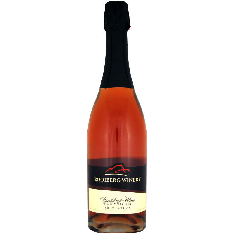 Вино игристое Rooiberg Winery Flamingo розовое полусладкое 9%, 750мл