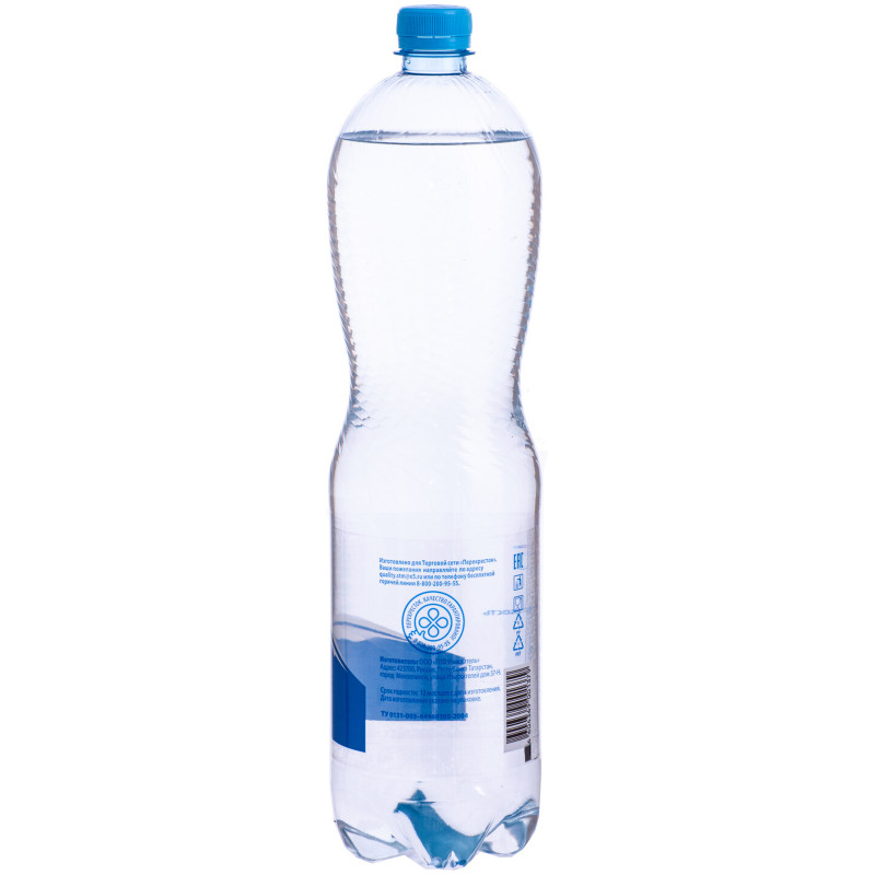 Вода Мензелинка артезианская питьевая 1 категории газированная Пр!ст, 1.5л — фото 1