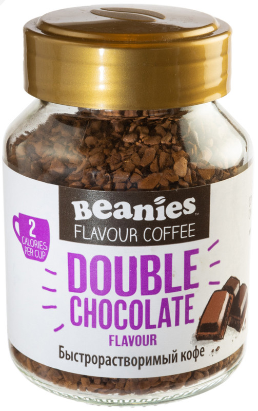 Кофе Beanies Flavour Coffee растворимый сублимированный с ароматом шоколада, 50г