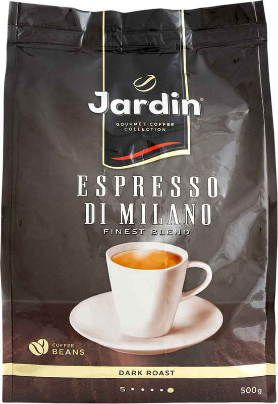 Кофе Jardin Espresso Di Milano жареный в зёрнах, 500г — фото 4