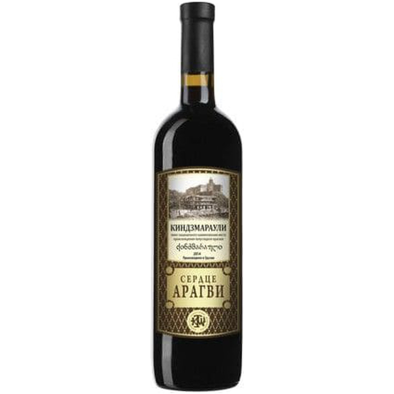 Вино Сердце Арагви Киндзмараули красное полусладкое 11.5%, 750мл
