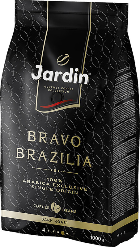 Кофе Jardin Bravo Brazilia жареный в зёрнах, 1кг — фото 4