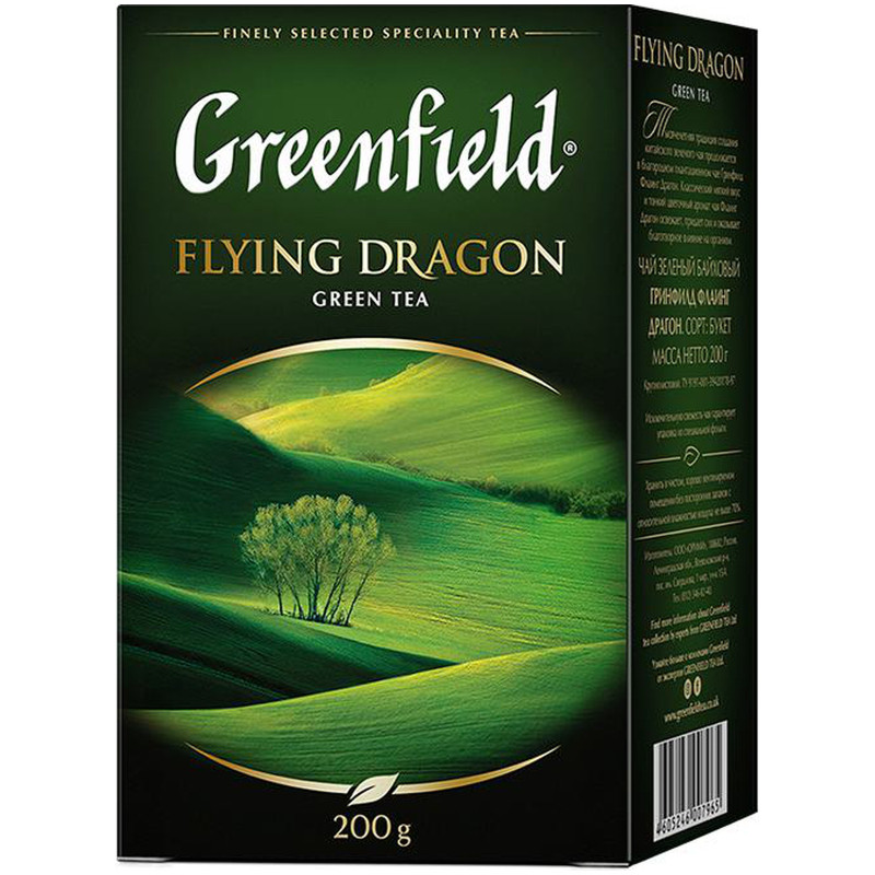 Чай Greenfield Flying Dragon зелёный, 200г — фото 1