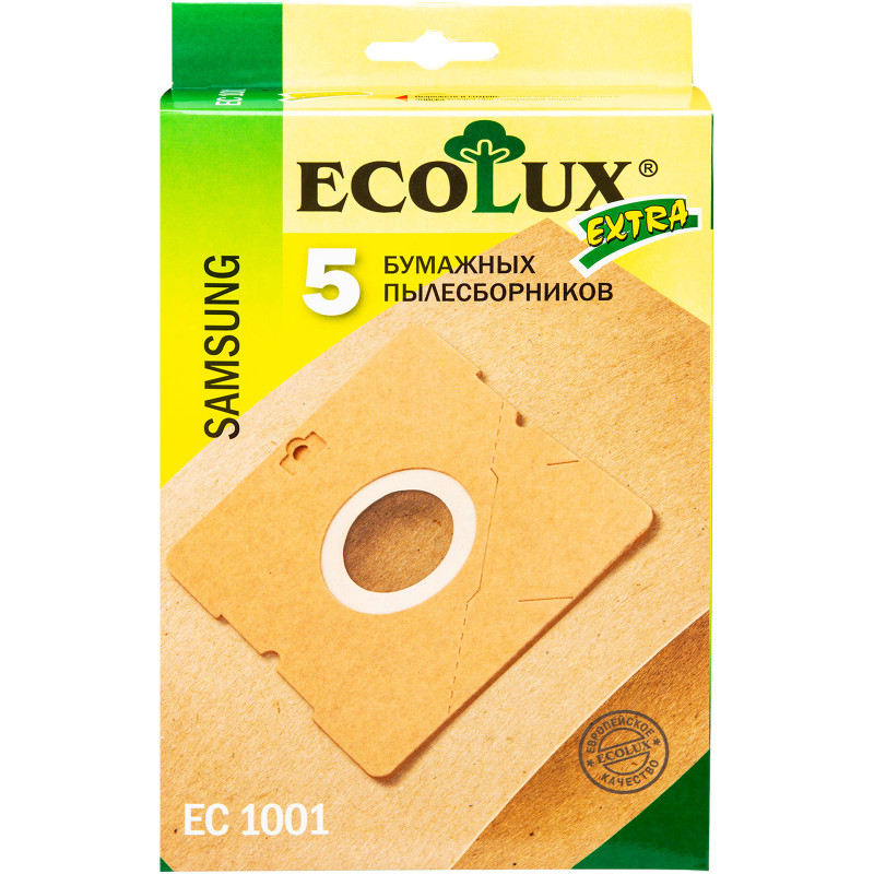 Мешок-пылесборник EcoLux EC1001 бумажный для пылесосов Samsung VP95, 5шт