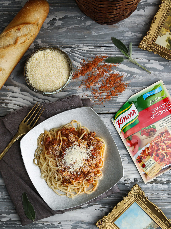 Смесь сухая Knorr На второе для спагетти болоньезе, 25г — фото 4