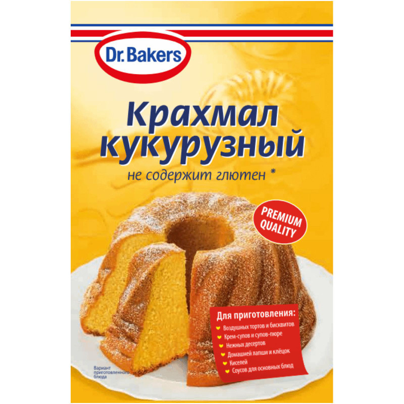 Крахмал Dr.Bakers кукурузный, 100г