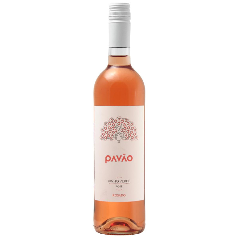 Вино Pavao Vinho Verde Rose ординарное розовое полусухое 10%, 750мл