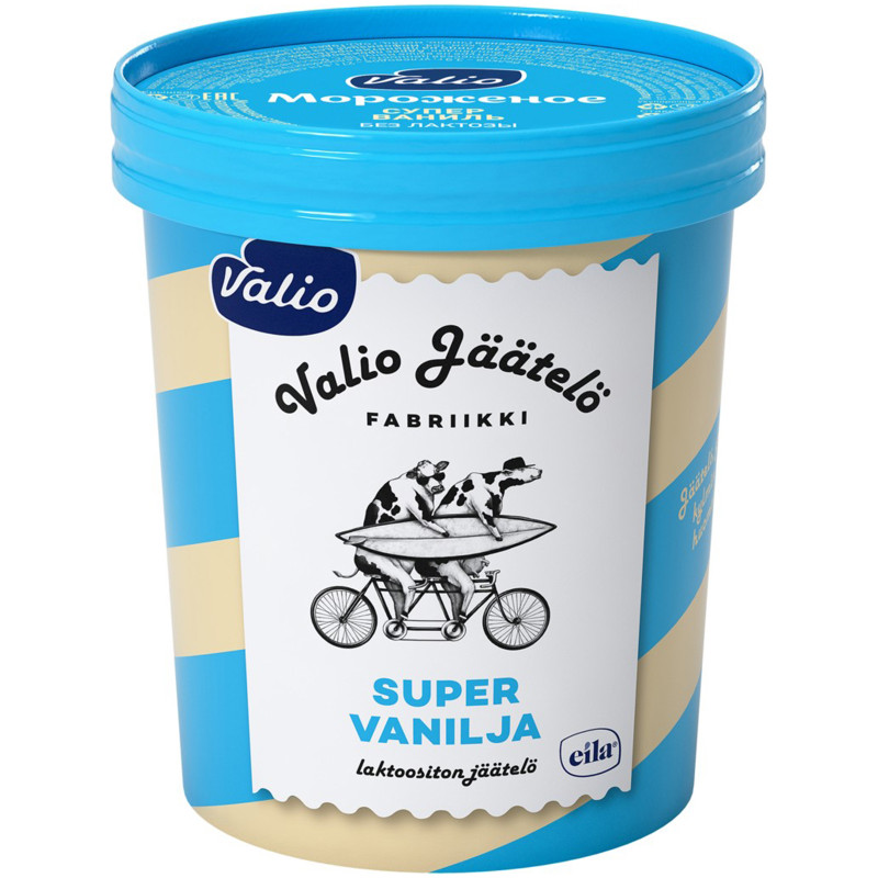Мороженое сливочное Valio Суперваниль 9%, 480мл — фото 1