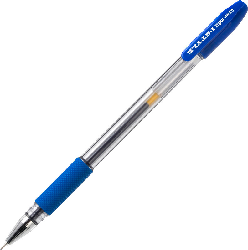Ручка Index I-Style гелевая синяя, 0.5мм