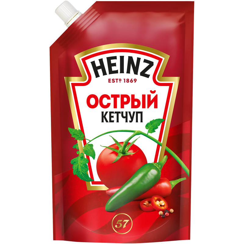 Кетчуп Heinz острый, 320г — фото 6
