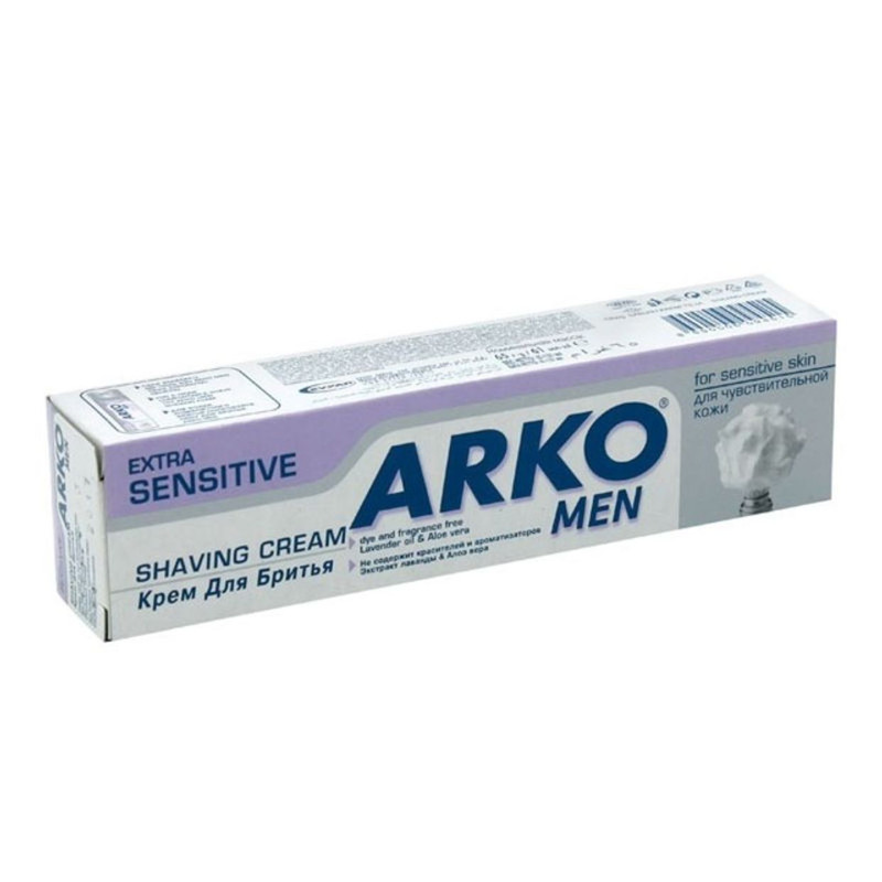 Крем для бритья Arko Men Sensitive, 65мл