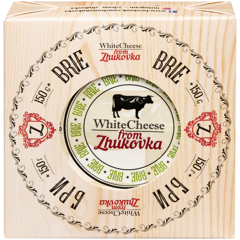 Сыр мягкий WhiteCheese from Zhukovka Бри 60%, 150г — фото 2