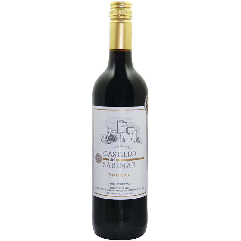 Вино Castillo Del Sabinar красное сухое 12%, 750мл
