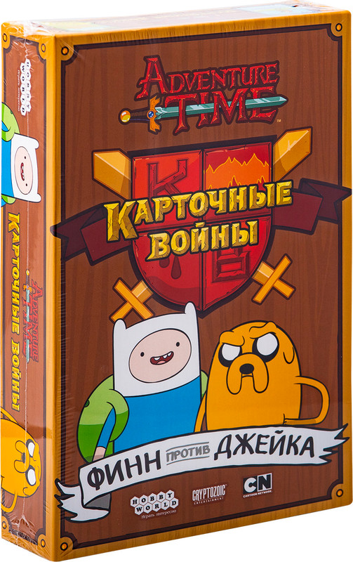 Игра настольная Hobby World Adventure Time Карточные войны: Финн против Джейка