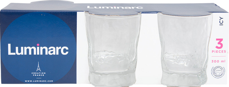 Набор стаканов Luminarc Айси низких, 3х300мл — фото 2