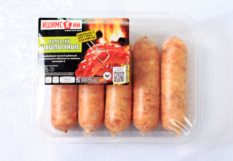 Колбаски Ишимский МК Шашлычные из свинины охлажденные, 400г — фото 1