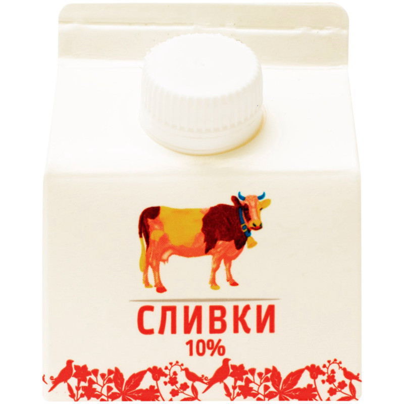 Сливки Чебаркульское молоко 10%, 250мл — фото 1