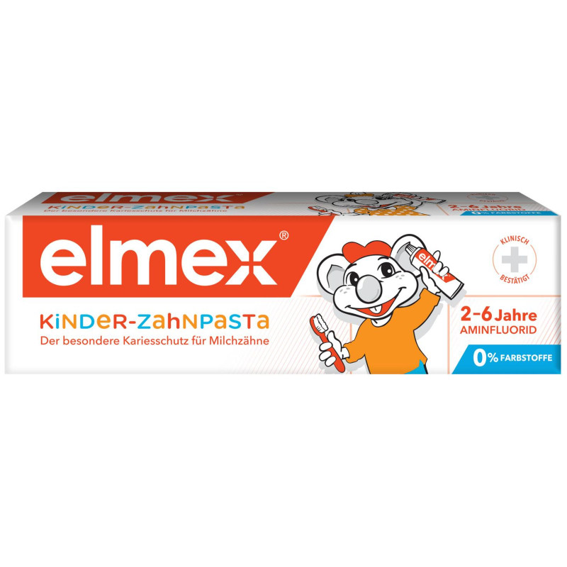 Зубная паста Elmex для детей от 2 до 6 лет, 50мл — фото 2