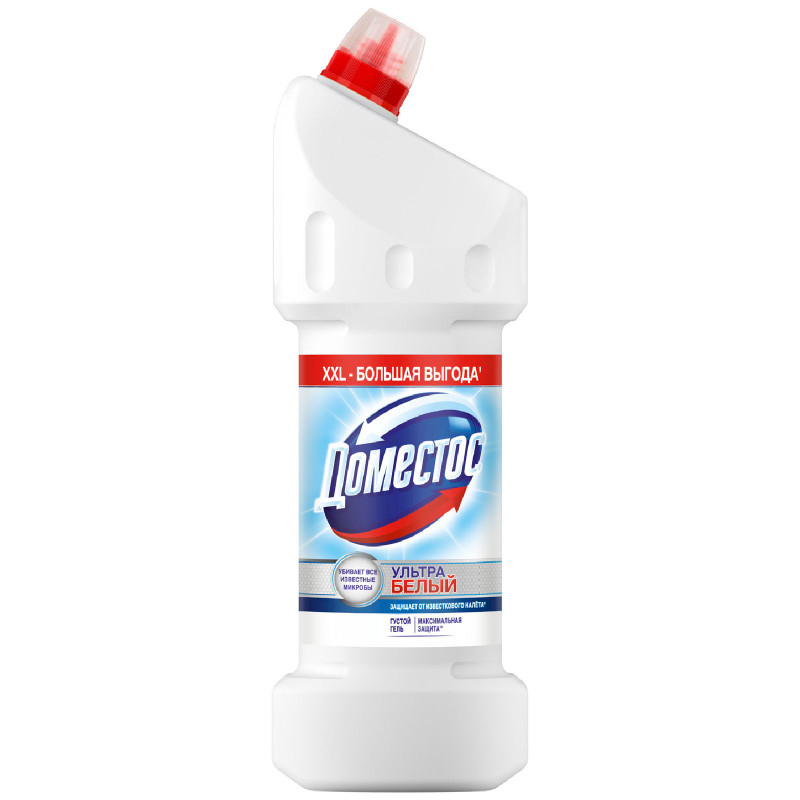 Средство чистящее Domestos Ультра белый для унитаза, 1.5л — фото 2