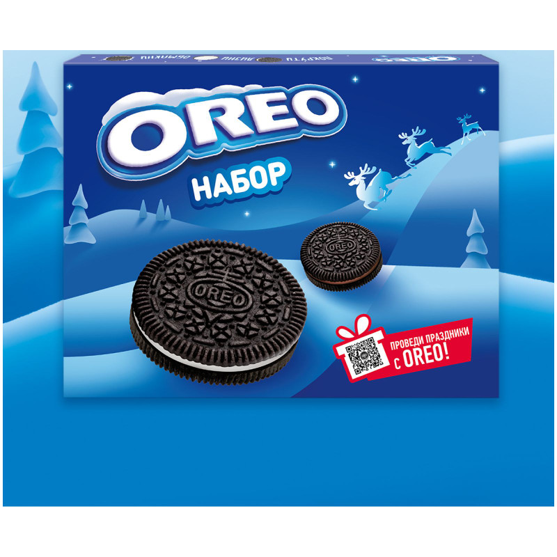 Печенье Oreo Набор со вкусами ванили и шоколада, 456г — фото 2