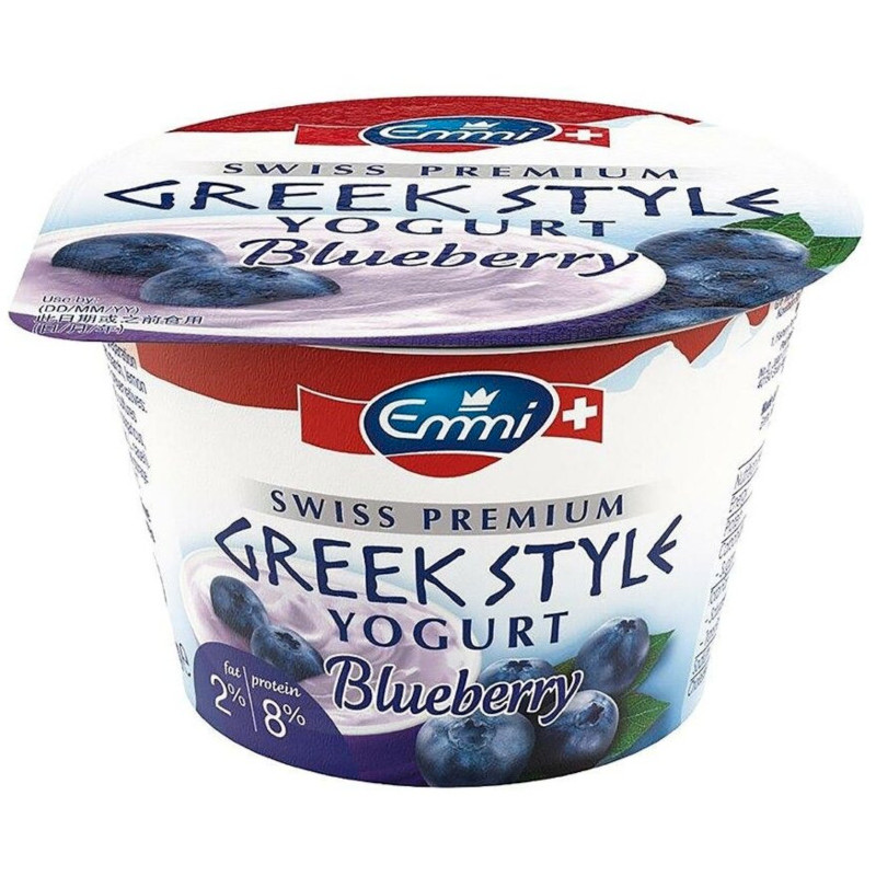 Йогурт Emmi Greek Style черника 2%, 150г