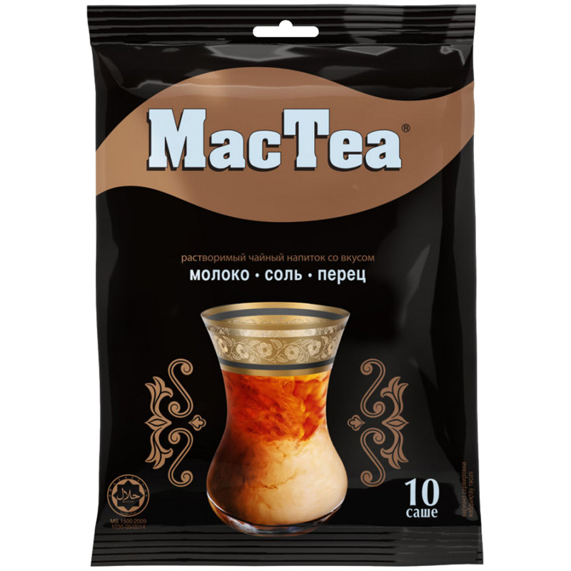 Напиток чайный MacTea молоко-соль-перец, 10х12г