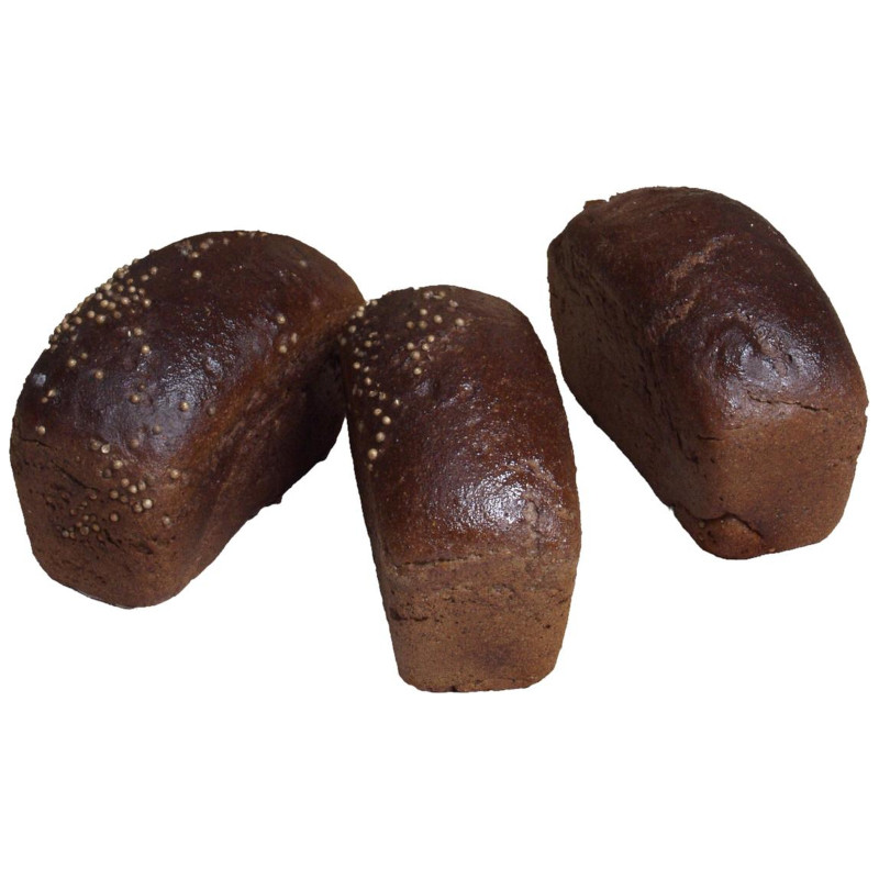 Хлеб Бородинский формовой из смеси ржаной и пшеничной муки второго сорта, 250г — фото 1