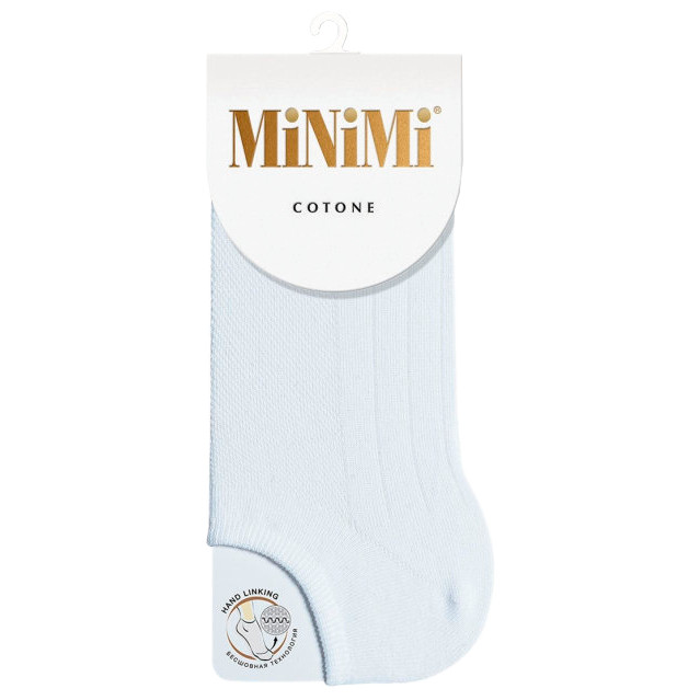 Носки женские Minimi Mini Cotone белые укороченные р.35-38 — фото 2