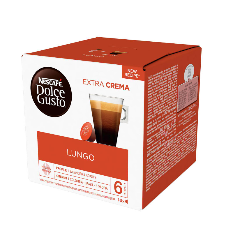 Кофе в капсулах Nescafé Dolce Gusto лунго Колумбия натуральный жареный молотый, 16x6.5г — фото 3