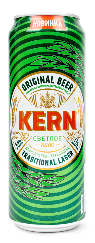 Пиво Kern светлое фильтрованное 4.6%, 450мл