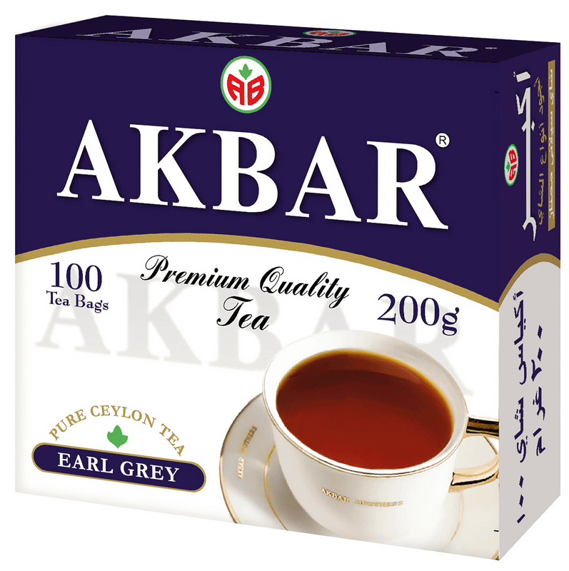 Чай Akbar Earl Grey, 100x2г