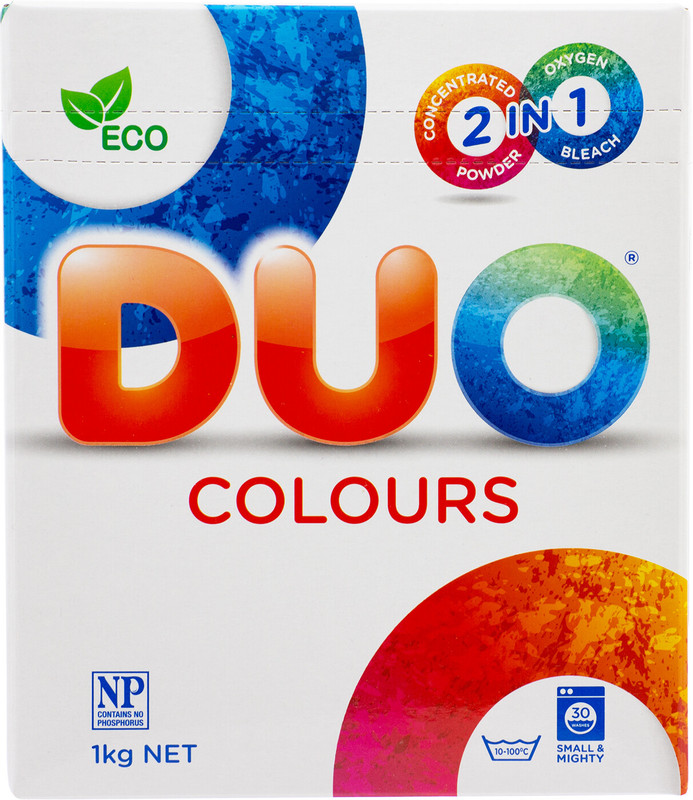 Порошок стиральный Duo Colours для цветного белья концентрированный, 1кг — фото 4