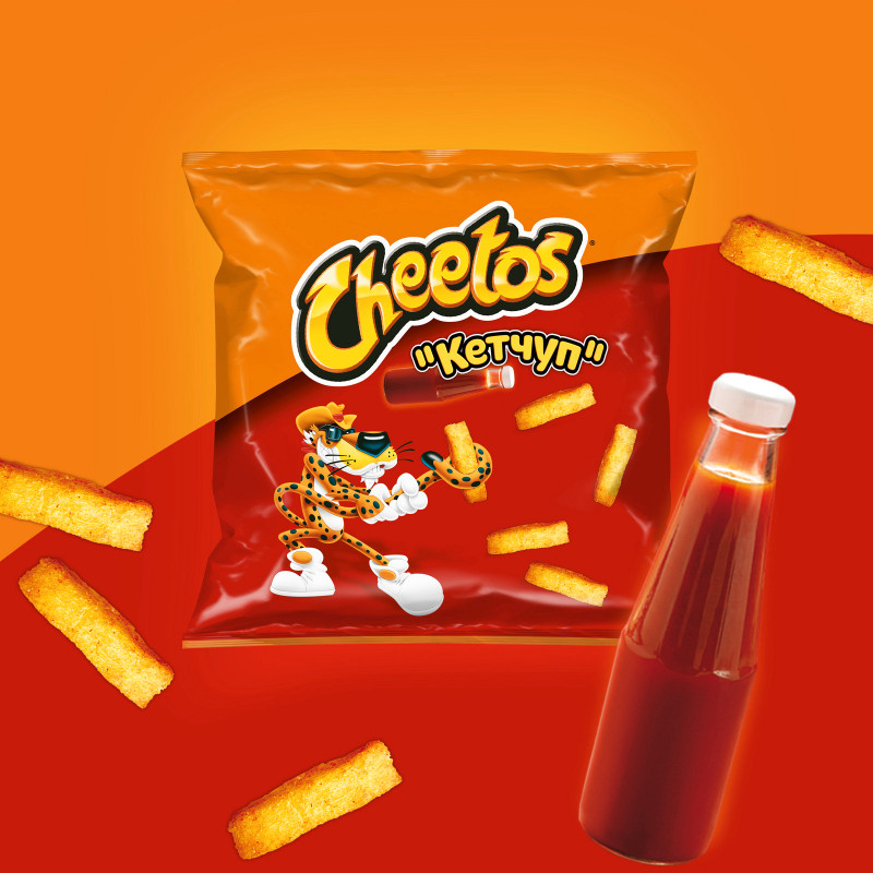 Кукурузные снеки Cheetos Кетчуп, 26г — фото 1
