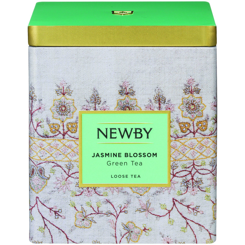 Чай Newby Цветок жасмина жестяная банка, 125г — фото 1