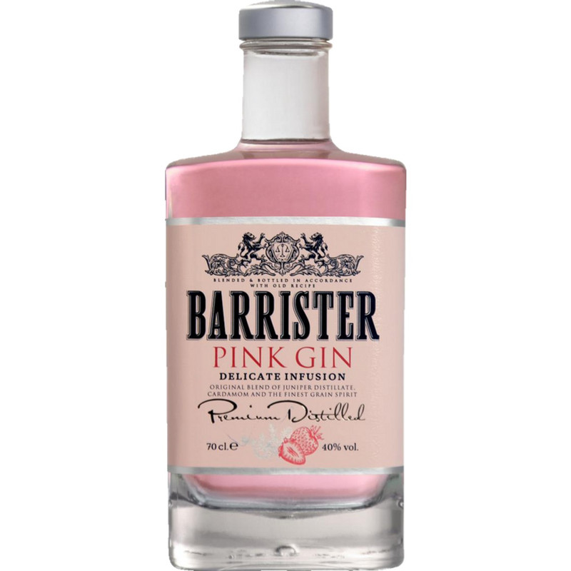 Джин Barrister Pink 40%, 700мл