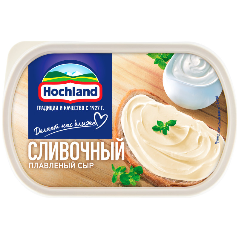Сыр плавленый Hochland сливочный 55%, 400г — фото 2
