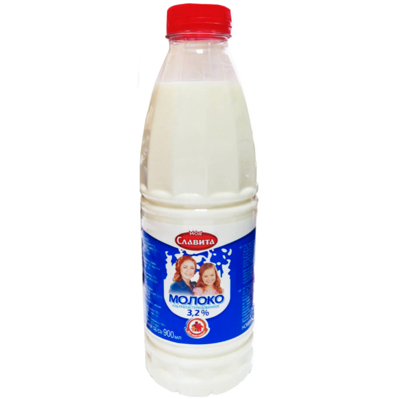 Молоко Моя Славита ультрапастеризованное 3.2%, 900мл