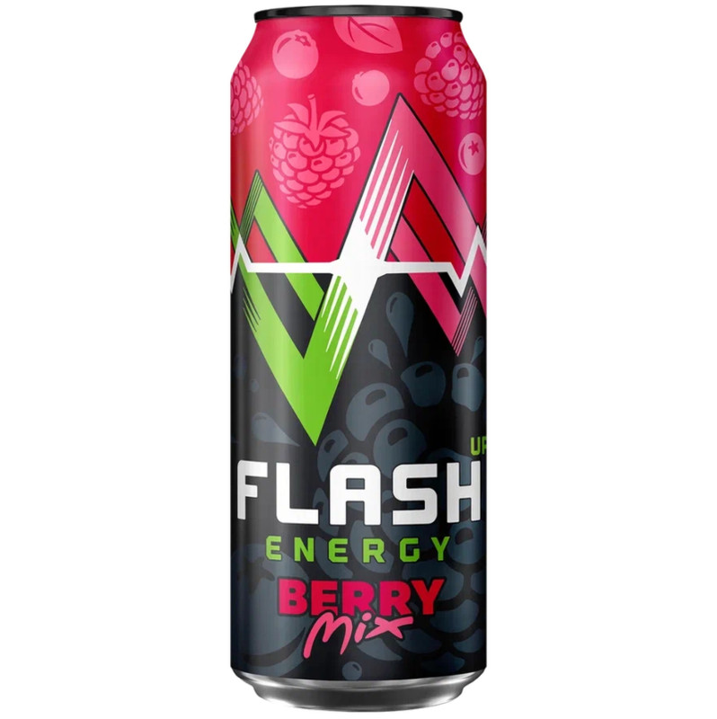 Энергетик Flash Up Energy ягодный микс безалкогольный газированный, 450мл